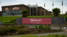 Pictured: AB InBev's brewery in Magor, Wales, will be one of the first to reach net-zero. Image: Budweiser Brewing Group UKI